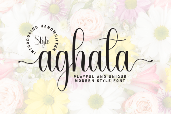 Aghata: The Font That Adds a Genuine Handwritten Touch to Your Products