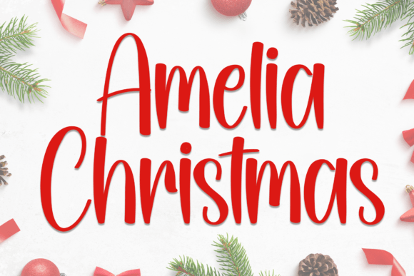 Amelia Christmas Font: A Review for Editorial Design