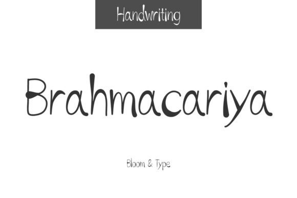 Brahmacariya: A Delicately Handcrafted Script Font for Modern Campaigns