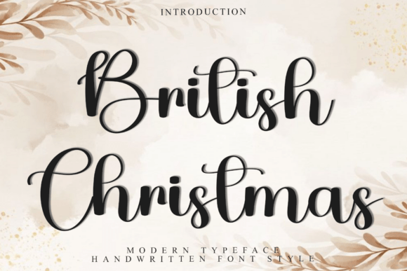 British Christmas: A Soft Typographic Touch for Editorial Layouts