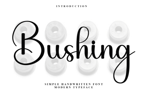Bushing: A Friendly Script Font for Modern Brands