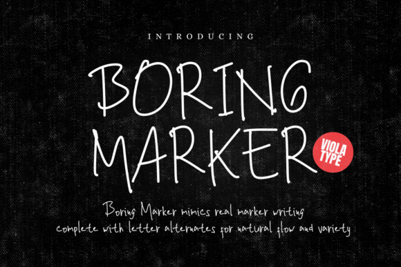 Choosing the Boring Marker Font for Your Next Website