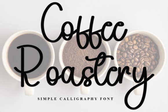 Coffee Roastery: A Digital Design Font with Soft Character