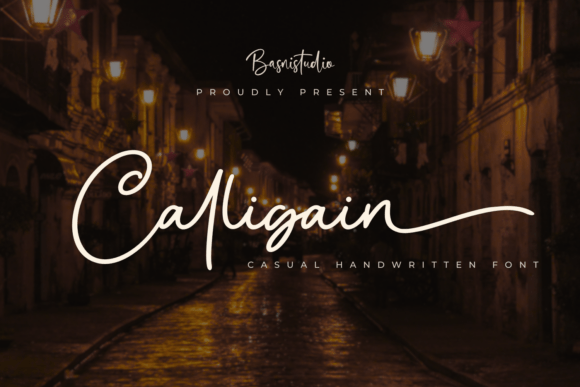 Elevate Your Editorial Projects with Calligain, a Premium Handwritten Font