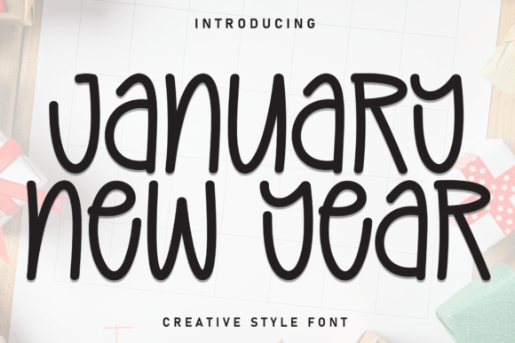 January New Year: A Friendly Script Font for Small Business Branding