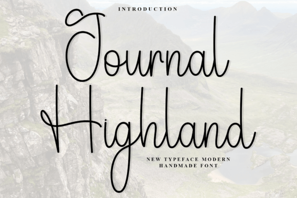Journal Highland: A Versatile Handwritten Font for Modern Marketing