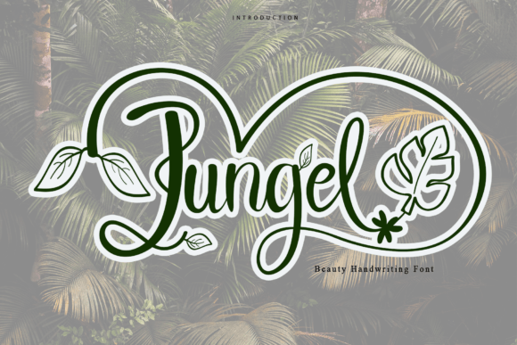 Jungel Font: A Handwritten Typeface for Editorial Personality
