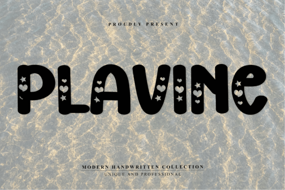 Plavine: The Handwritten Font for Authentic Craft Projects