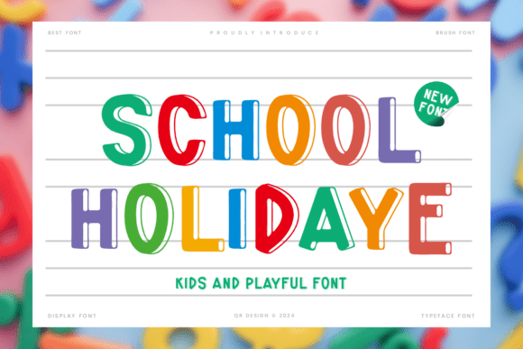 School Holidaye: A Versatile Script Font for Web Design