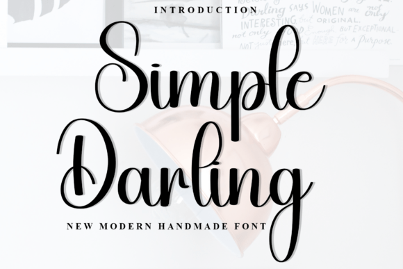 Simple Darling: An Editorial Font for Thoughtful Content