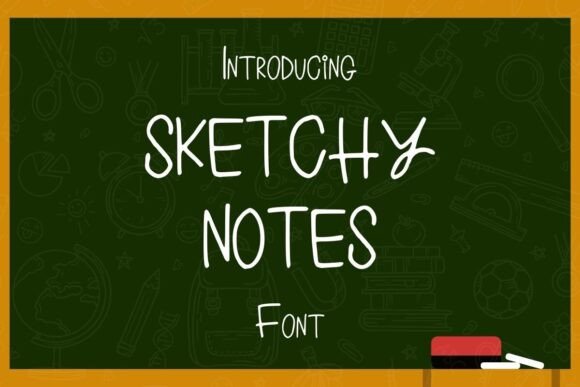 Sketchy Notes: The Font for a Natural Handwritten Look