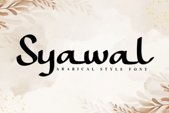 Syawal: A Unique Handwritten Font for Branding Projects