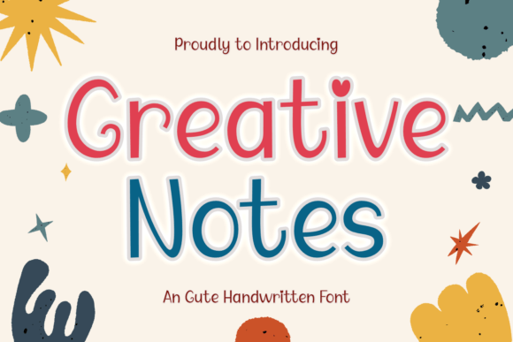The Creative Notes Font for Personal Digital Branding