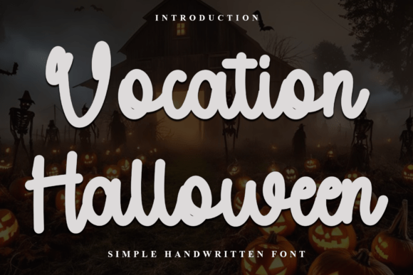 Vocation Halloween: A Distinctive Script Font for Digital Branding